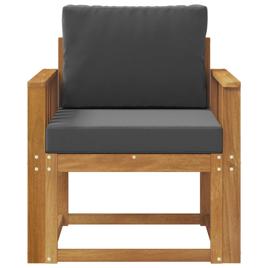 Tuinbank Massief Acaciahout en Polyester Naturel