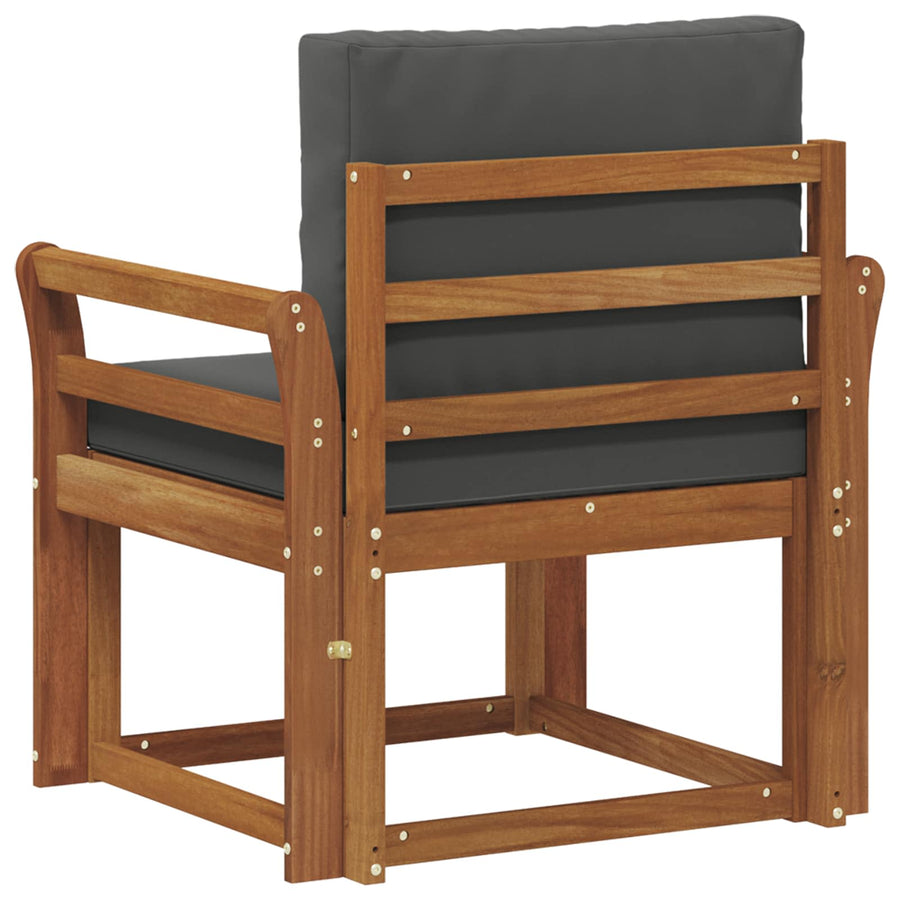 Tuinbank Massief Acaciahout en Polyester Naturel