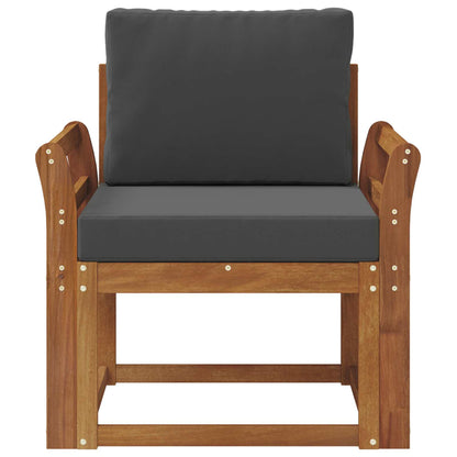 Tuinbank Massief Acaciahout en Polyester Naturel