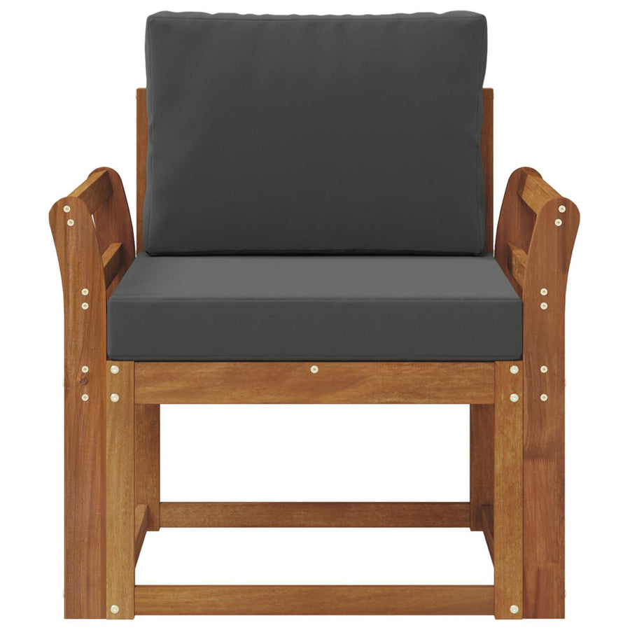 Tuinbank Massief Acaciahout en Polyester Naturel