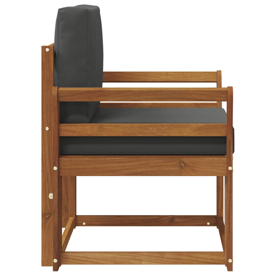 Tuinbank Massief Acaciahout en Polyester Naturel