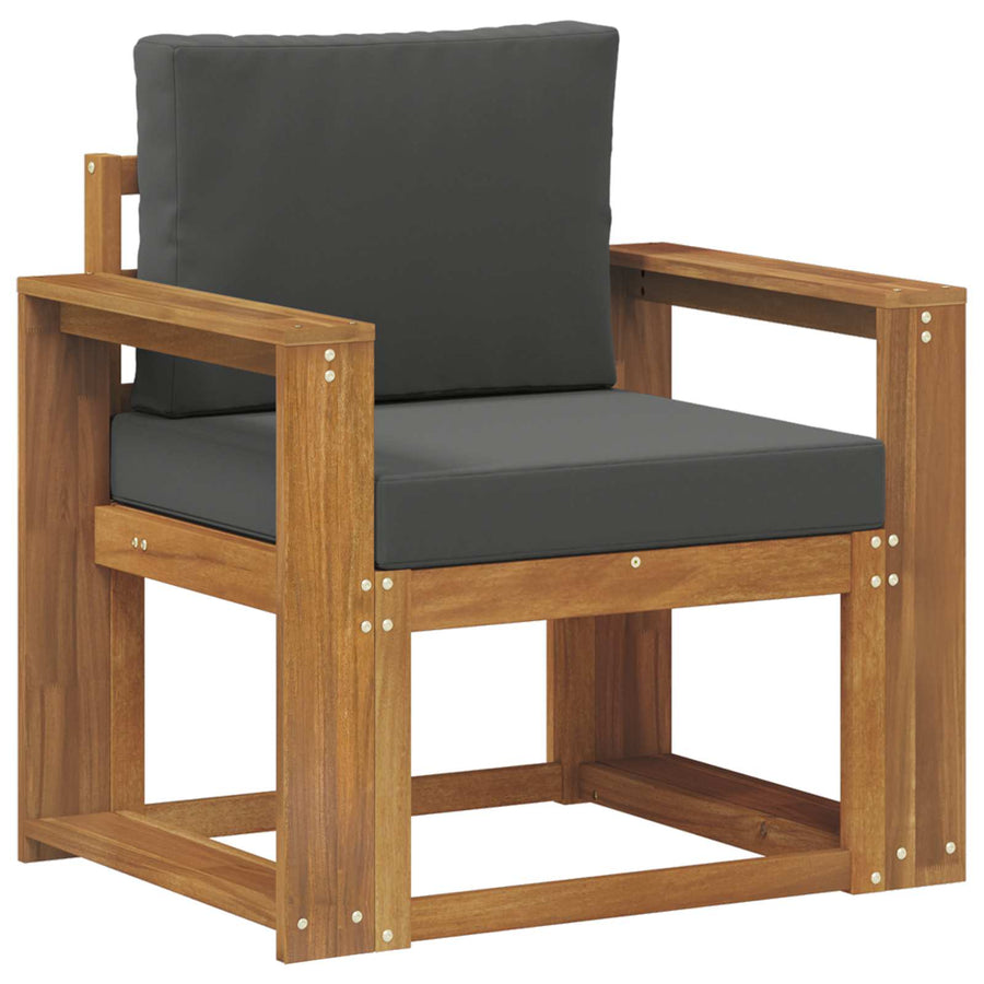 Tuinbank Massief Acaciahout en Polyester Naturel