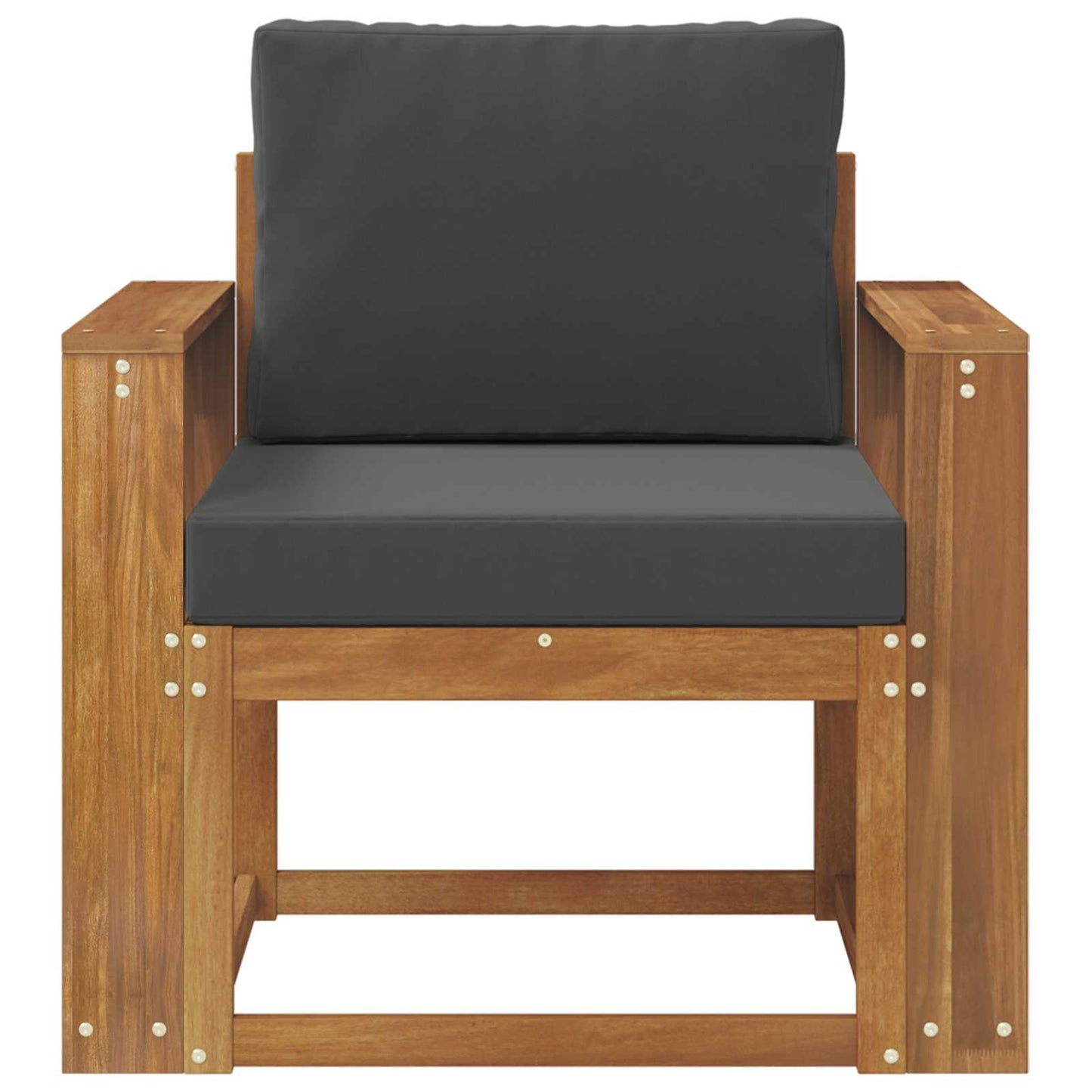 Tuinbank Massief Acaciahout en Polyester Naturel