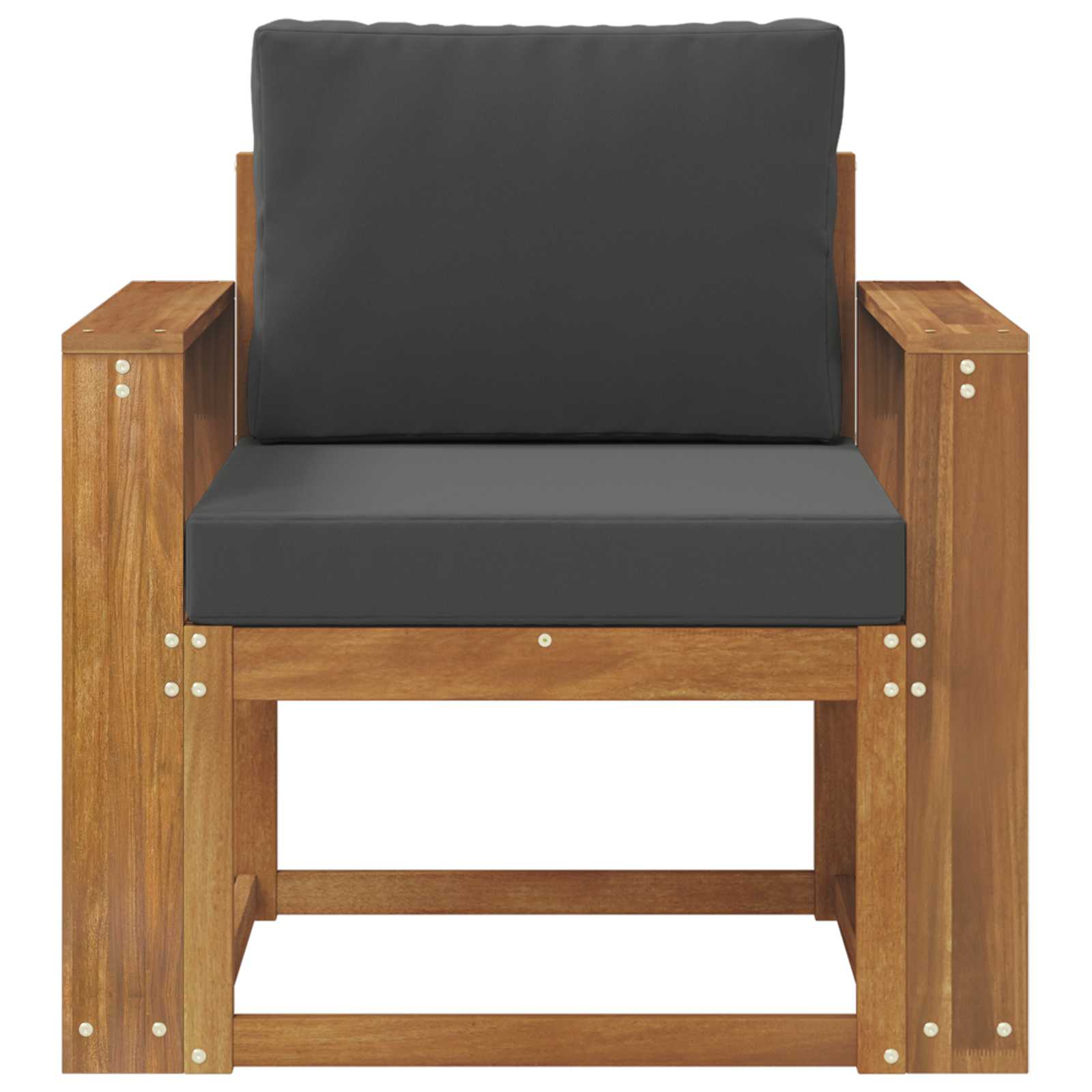 Tuinbank Massief Acaciahout en Polyester Naturel