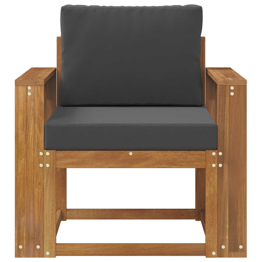 Tuinbank Massief Acaciahout en Polyester Naturel