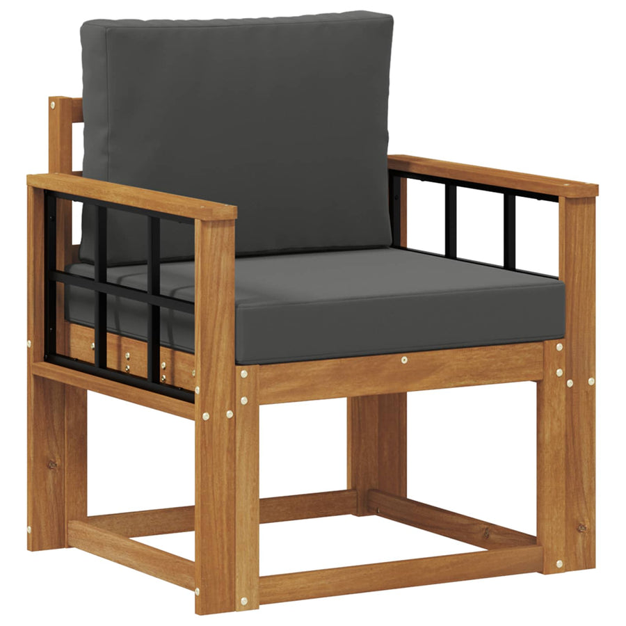 Tuinbank Massief Acaciahout en Polyester Naturel