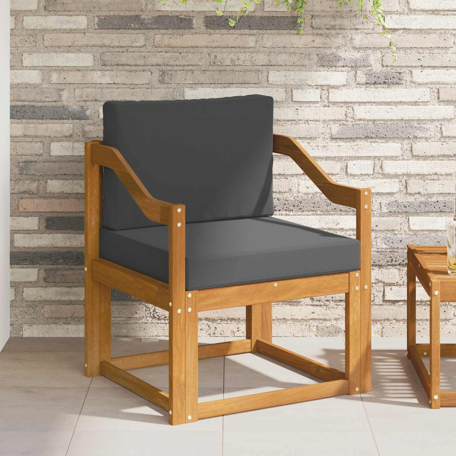 Tuinbank Massief Acaciahout en Polyester Naturel