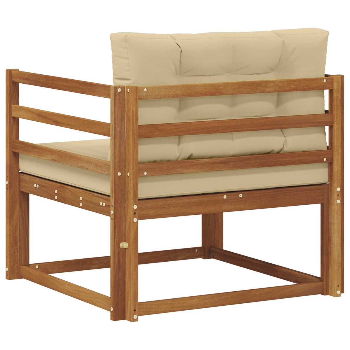 Buiten Midden Sofa Naturel Horizontale latten