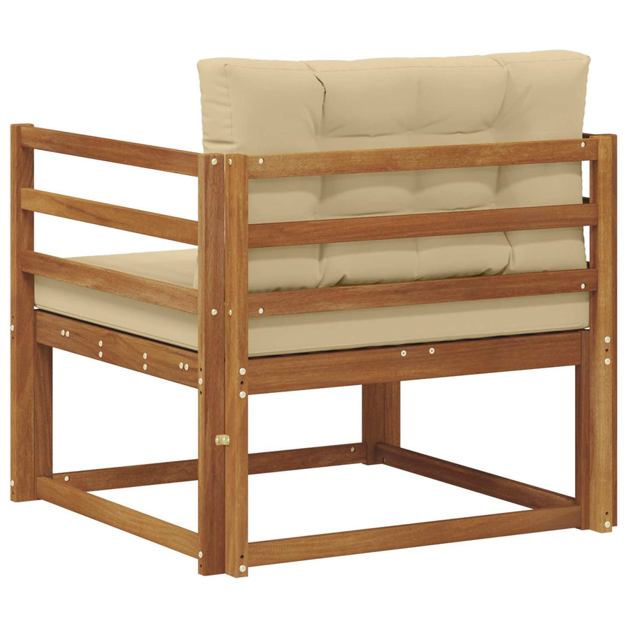 Buiten Midden Sofa Naturel Horizontale latten