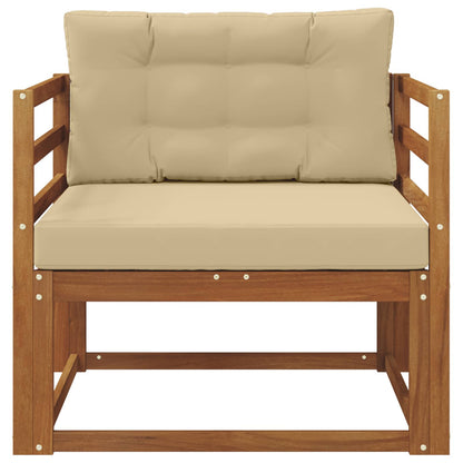 Buiten Midden Sofa Naturel Horizontale latten