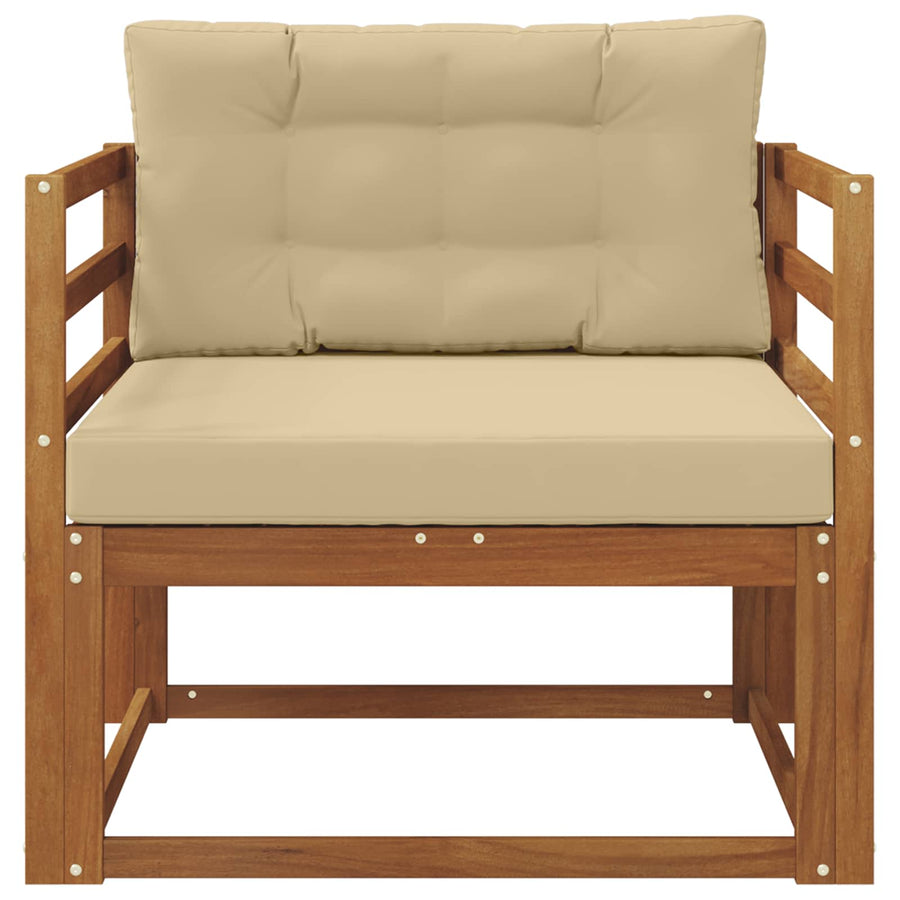 Buiten Midden Sofa Naturel Horizontale latten