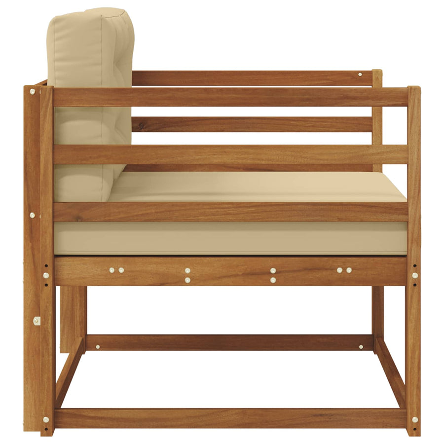 Buiten Midden Sofa Naturel Horizontale latten