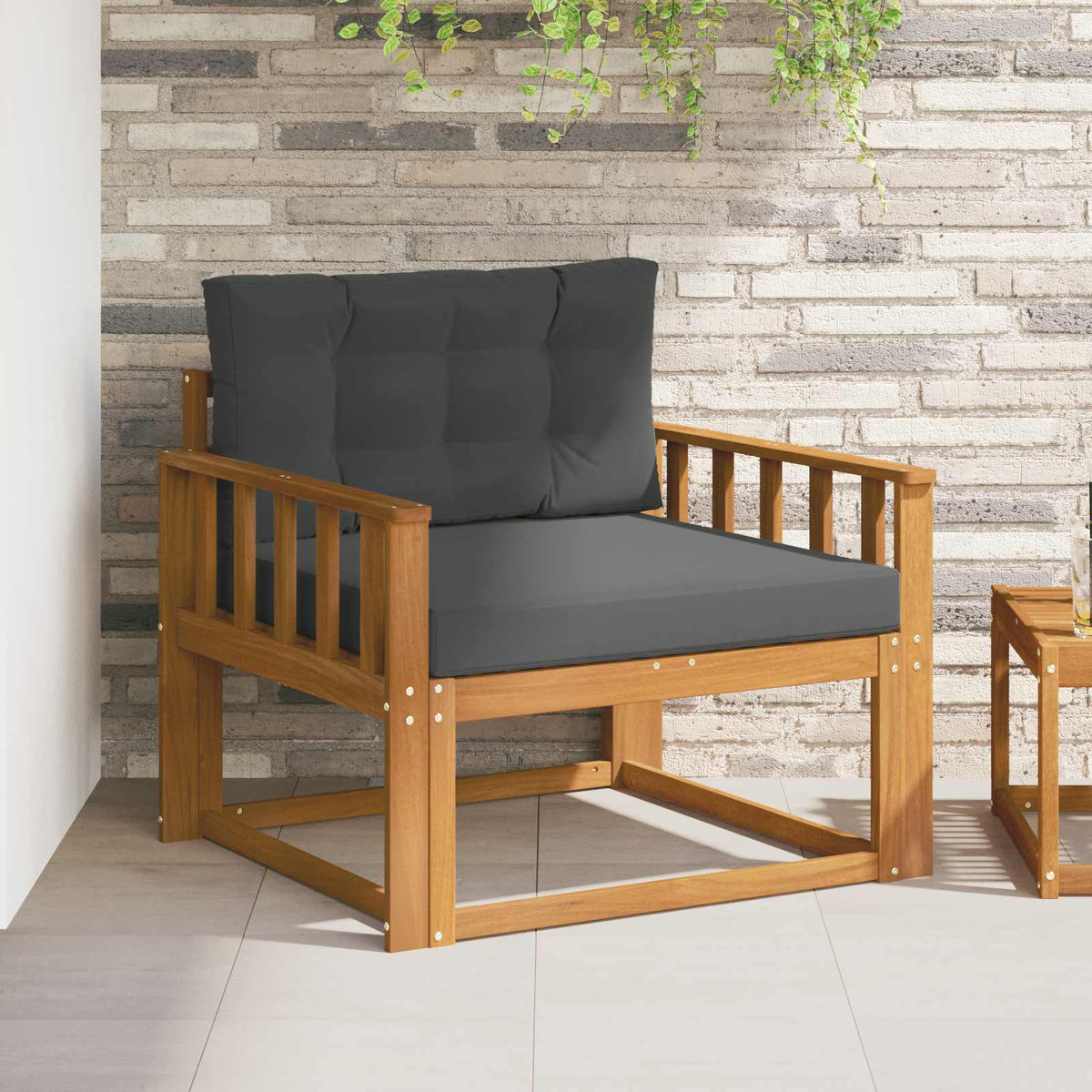 Buiten Midden Sofa Naturel Verticale latten