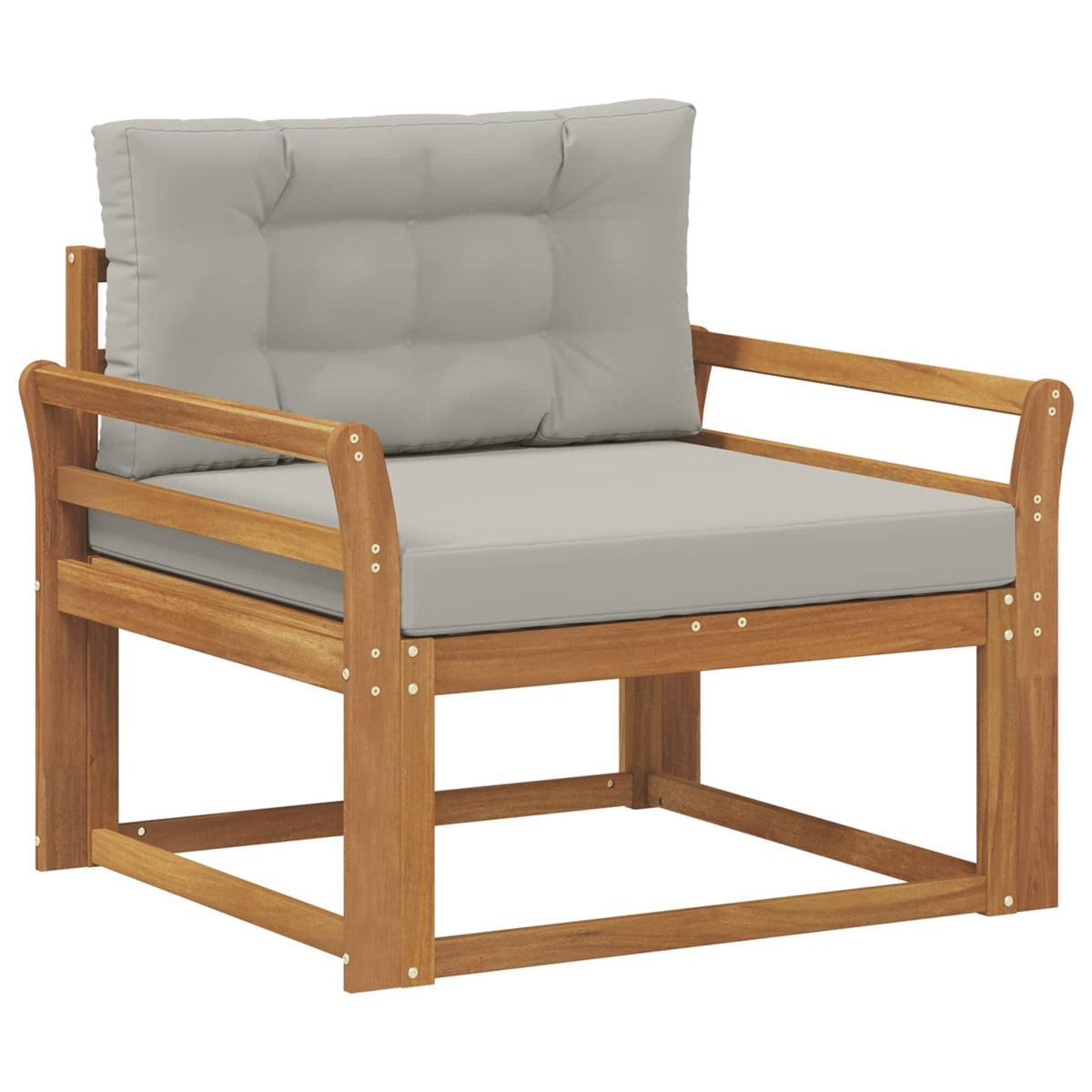 Buiten Midden Sofa Naturel Gebogen
