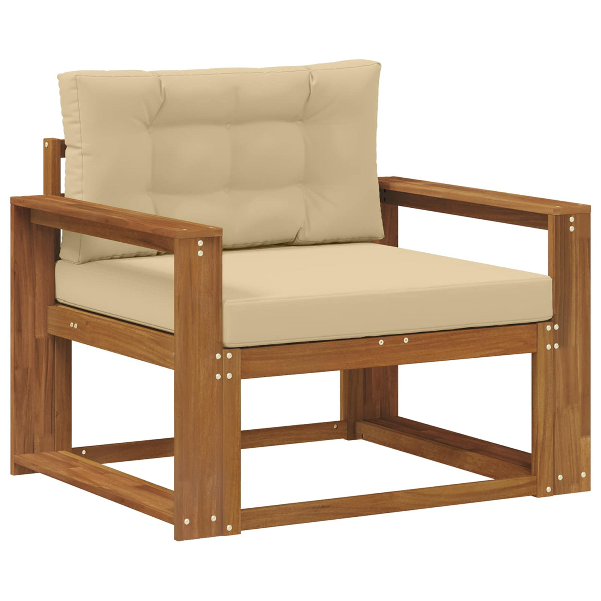 Buiten Midden Sofa Naturel Breed plat