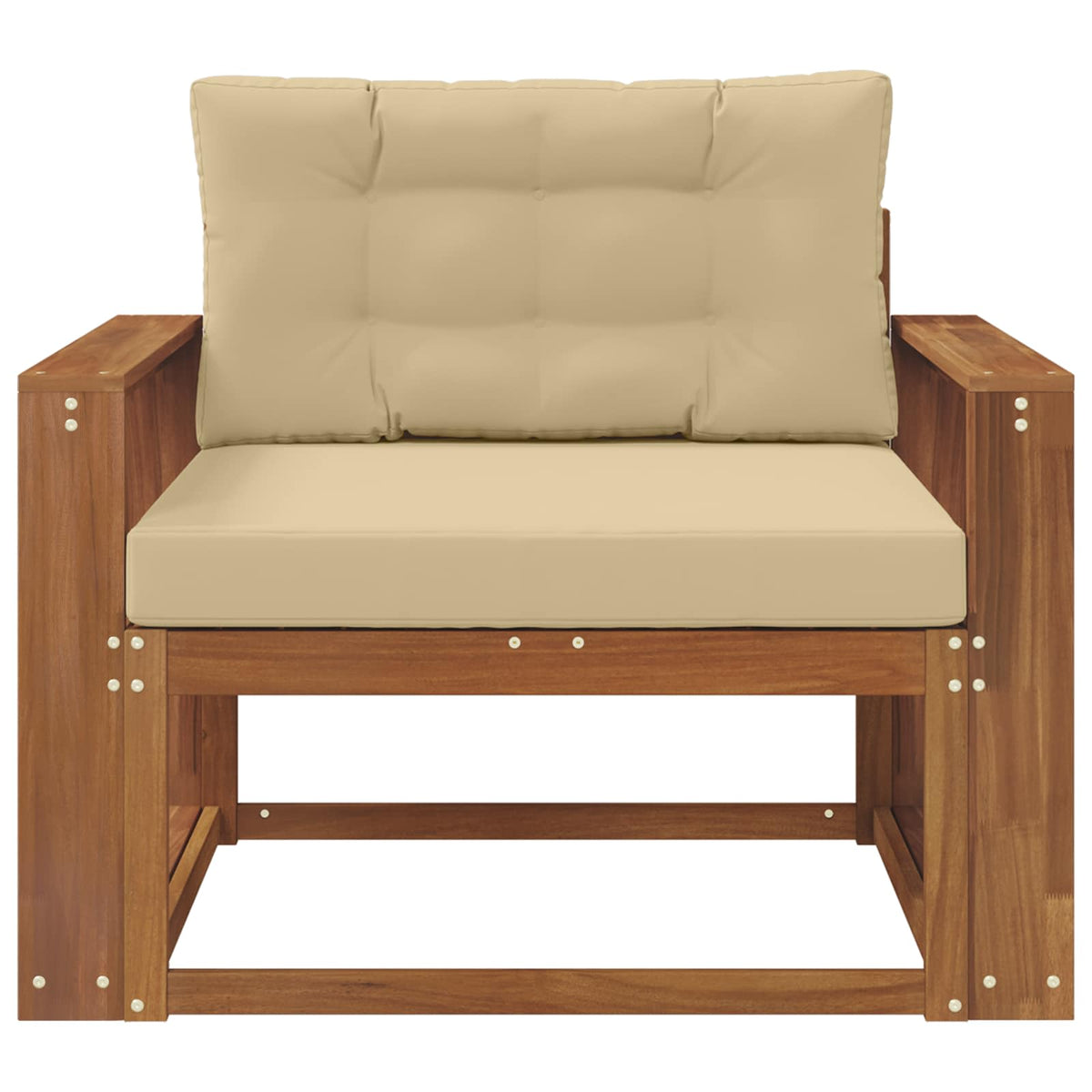 Buiten Midden Sofa Naturel Breed plat