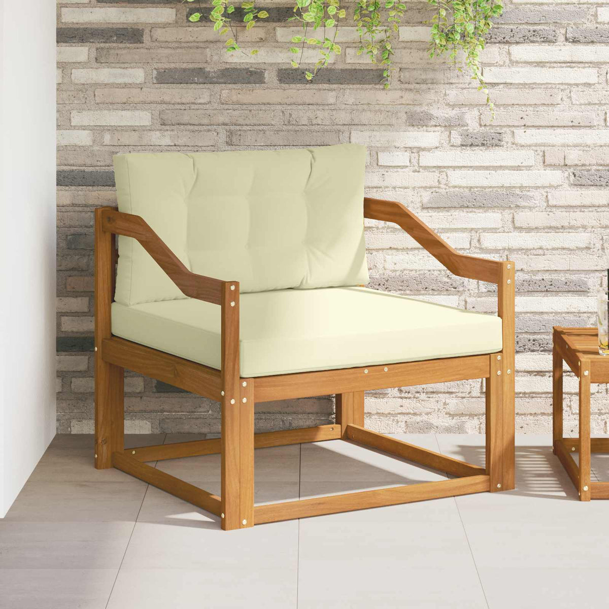 Buiten Midden Sofa Naturel Hellend