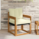 Modulaire tuinbank Massief Acaciahout Textilene