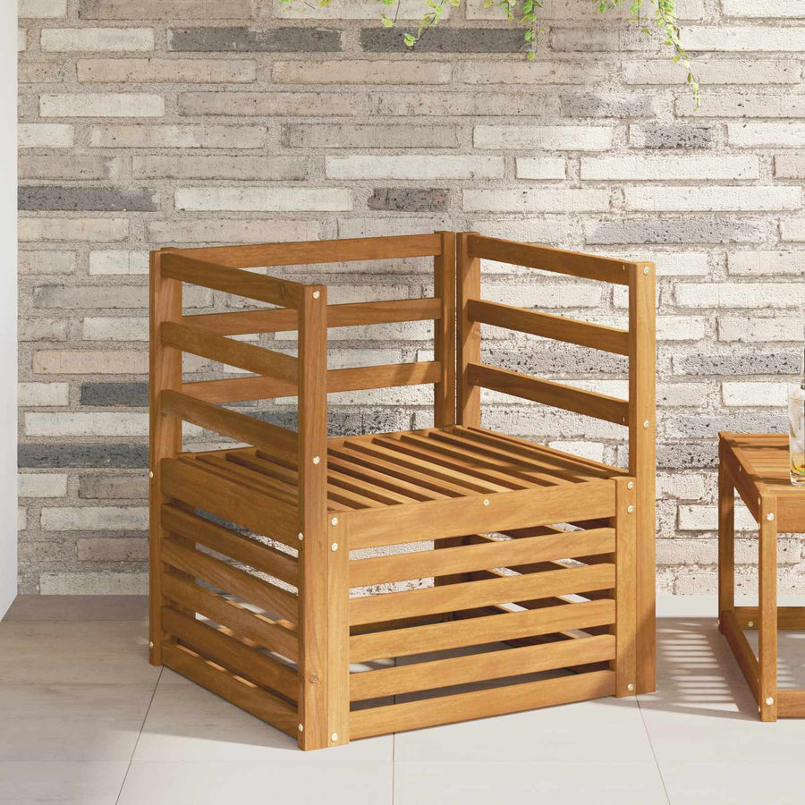 Buiten bankenset Naturel 67 x 63 x 73 cm Massief Acaciahout