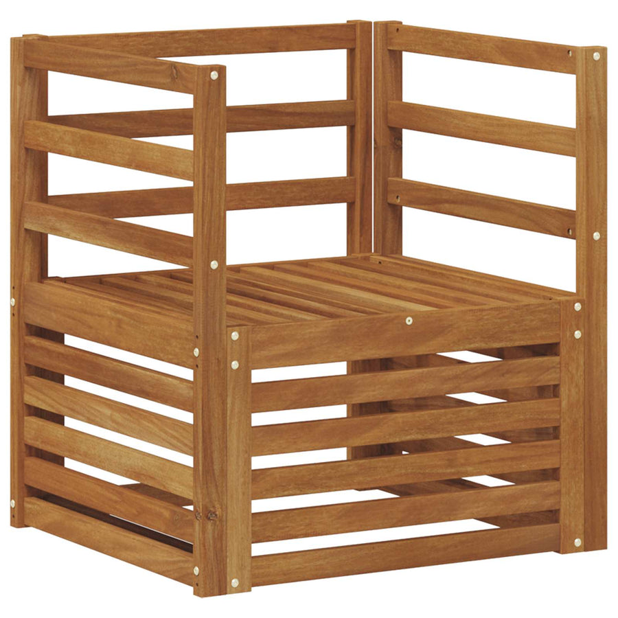 Buiten bankenset Naturel 67 x 63 x 73 cm Massief Acaciahout