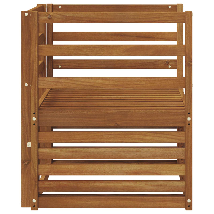 Buiten bankenset Naturel 67 x 63 x 73 cm Massief Acaciahout