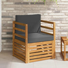 Outdoor sofa set with cushions Natural 67 x 63 x 73 cm