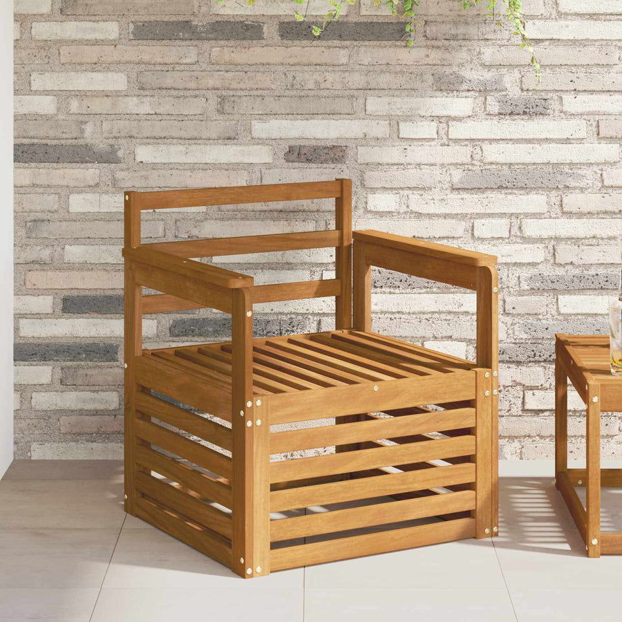 Buiten bankenset Naturel 71 x 63 x 73 cm Massief Acaciahout