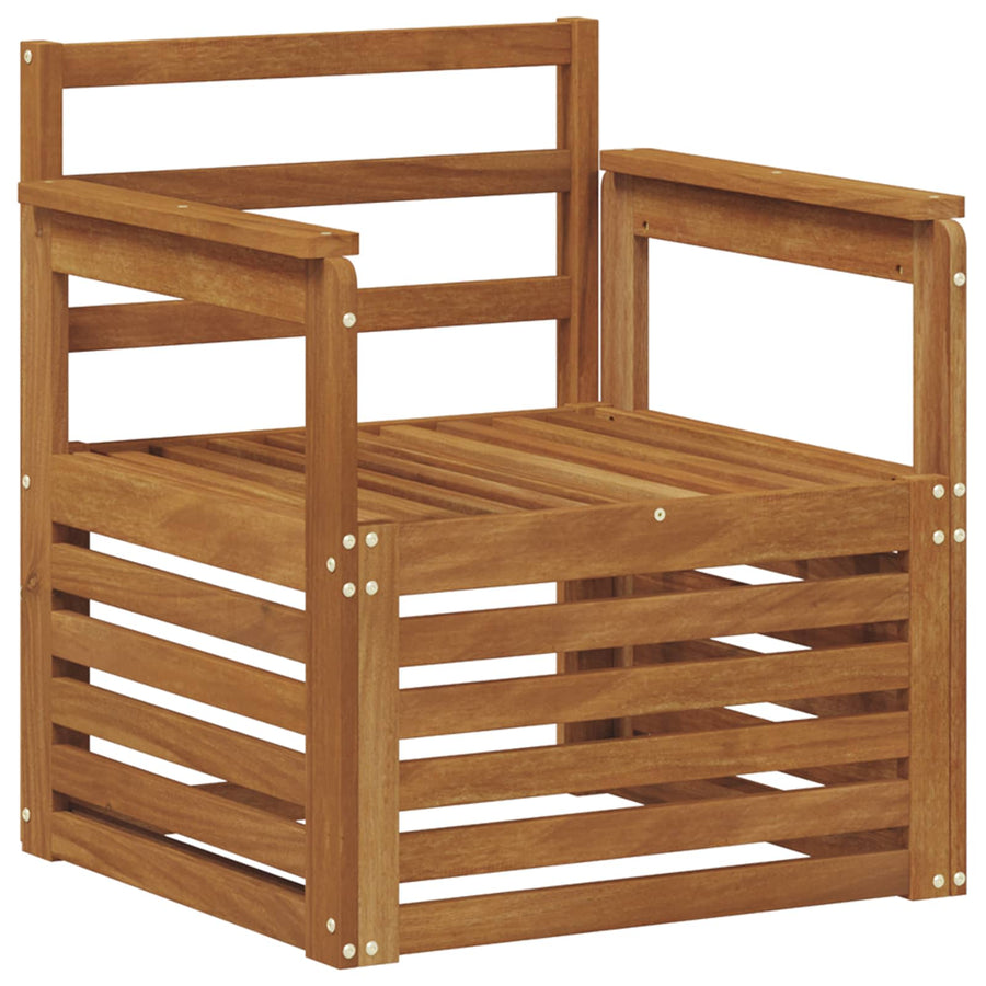 Buiten bankenset Naturel 71 x 63 x 73 cm Massief Acaciahout