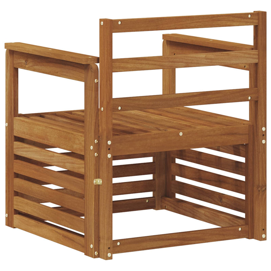Buiten bankenset Naturel 71 x 63 x 73 cm Massief Acaciahout