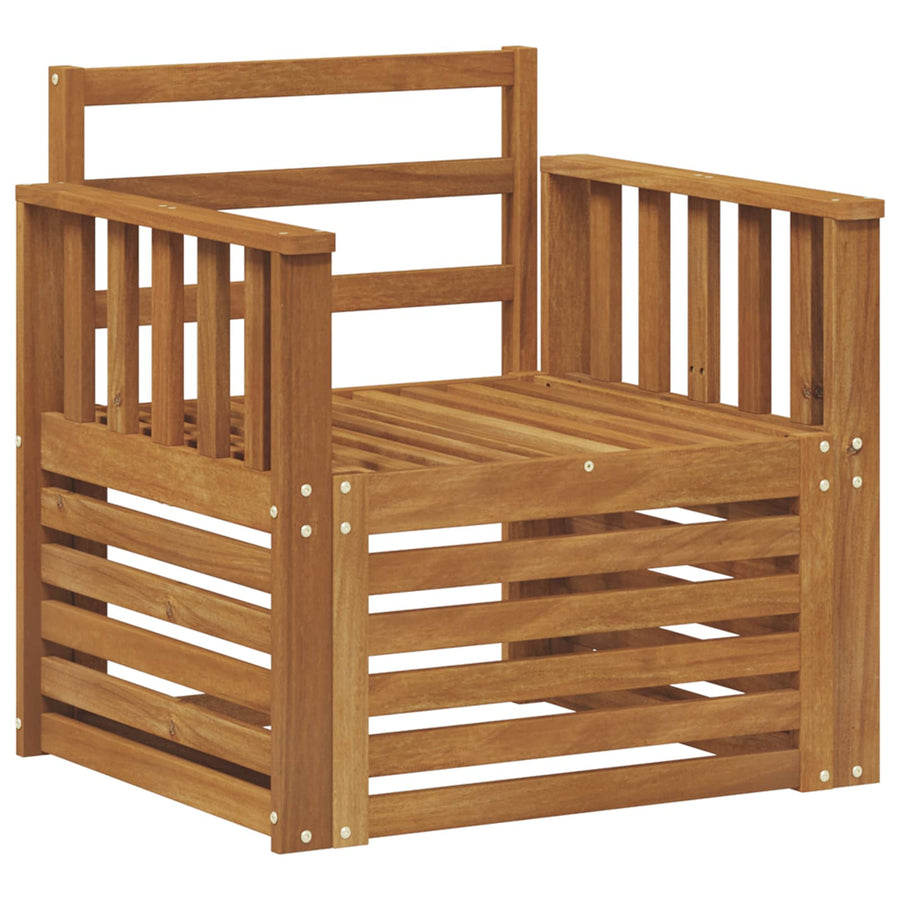 Buiten bankenset Naturel 71 x 63 x 73 cm Massief Acaciahout