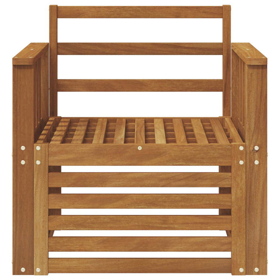 Buiten bankenset Naturel 71 x 63 x 73 cm Massief Acaciahout