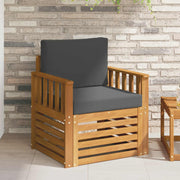 Modulaire tuinbank massief acaciahout 71x63x73 cm naturel