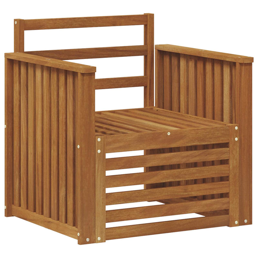 Buiten bankenset Naturel 71 x 63 x 73 cm Massief Acaciahout