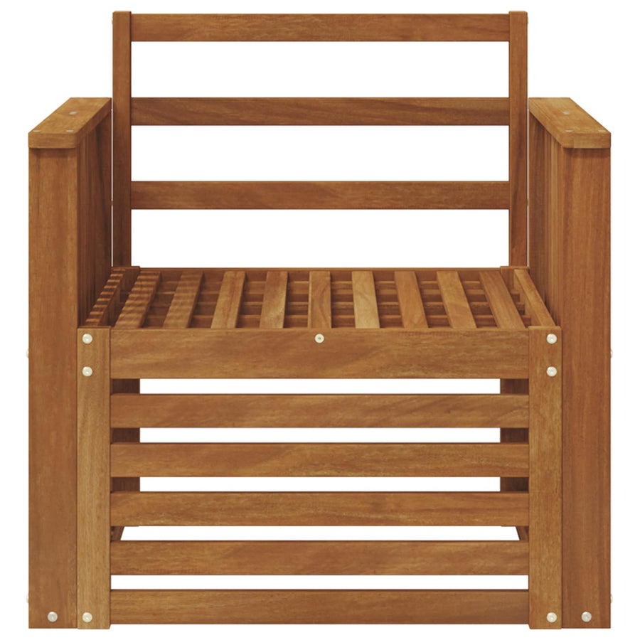 Buiten bankenset Naturel 71 x 63 x 73 cm Massief Acaciahout