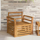 Tuinbank massief acaciahout Naturel 75,5x63x73 cm