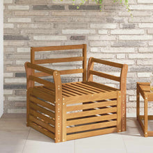 Buiten bankenset Naturel 75,5 x 63 x 73 cm Massief Acaciahout