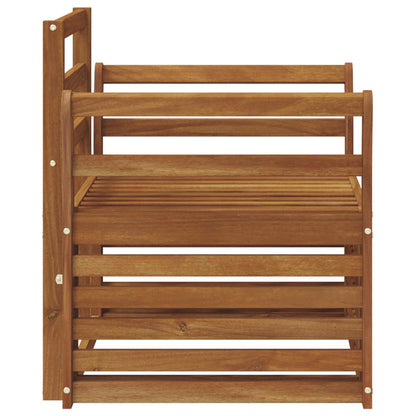 Buiten bankenset Naturel 75,5 x 63 x 73 cm Massief Acaciahout