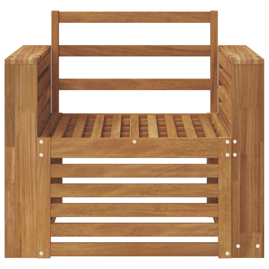 Buiten bankenset Naturel 79 x 63 x 73 cm Massief Acaciahout