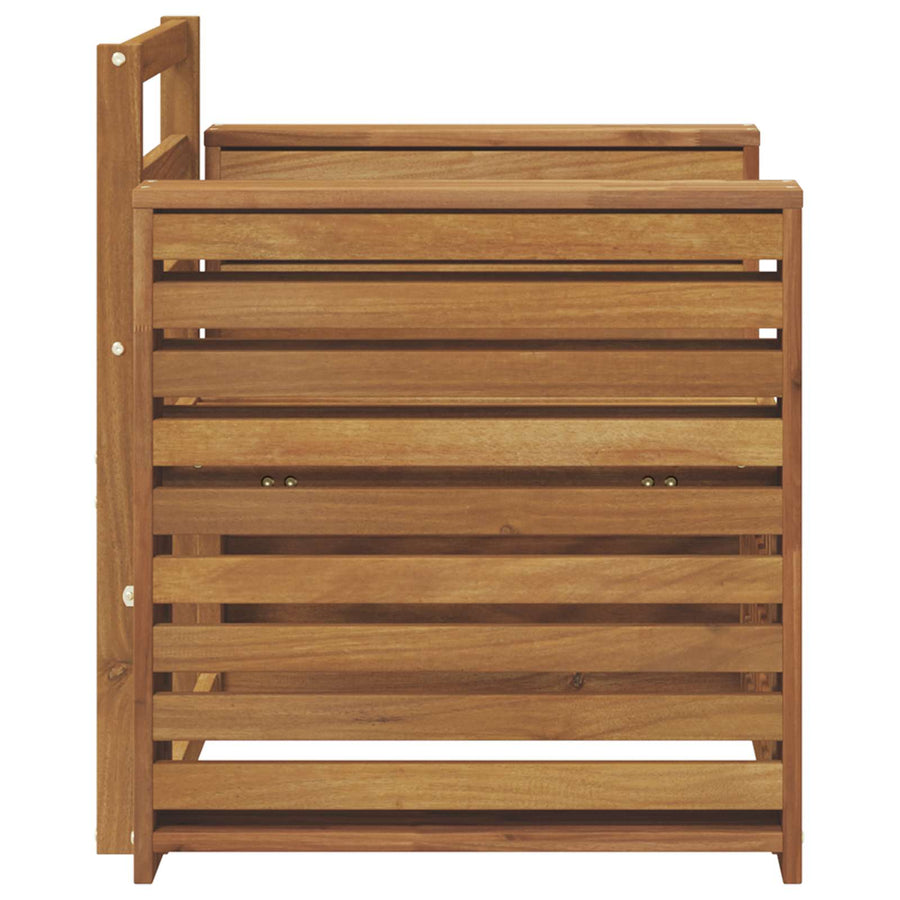 Buiten bankenset Naturel 79 x 63 x 73 cm Massief Acaciahout