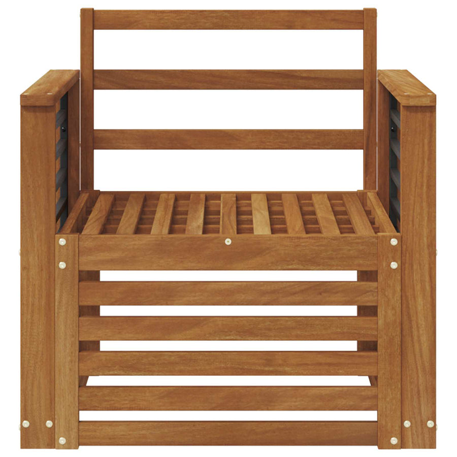 Buiten bankenset Naturel 71 x 63 x 73 cm Massief Acaciahout