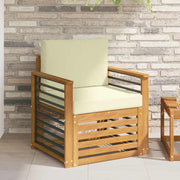 Modulaire tuinbank massief acaciahout naturel 71x63x73 cm