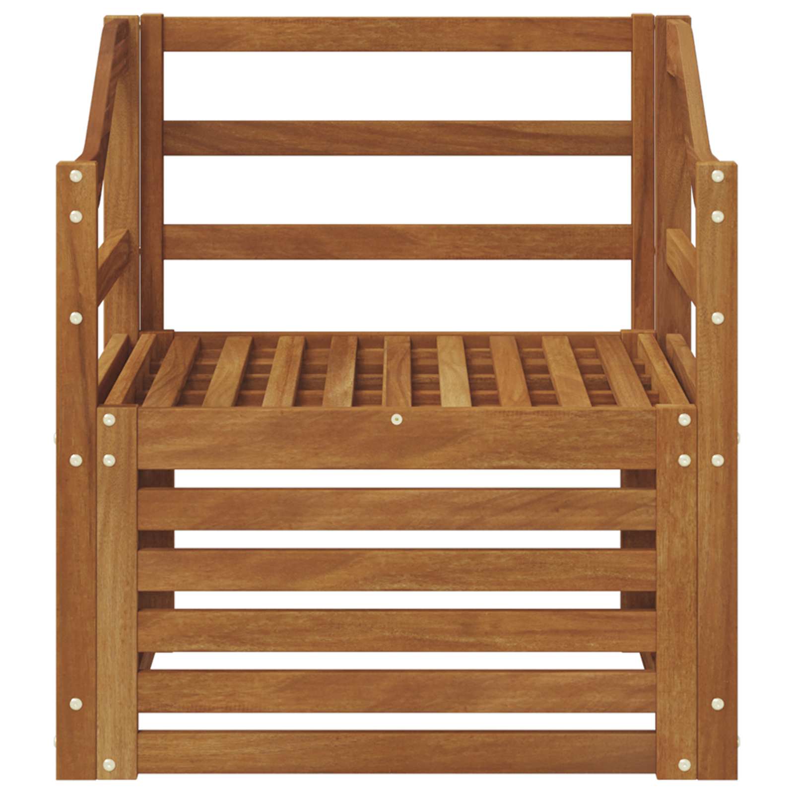 Buiten bankenset Naturel 67 x 63 x 73 cm Massief Acaciahout