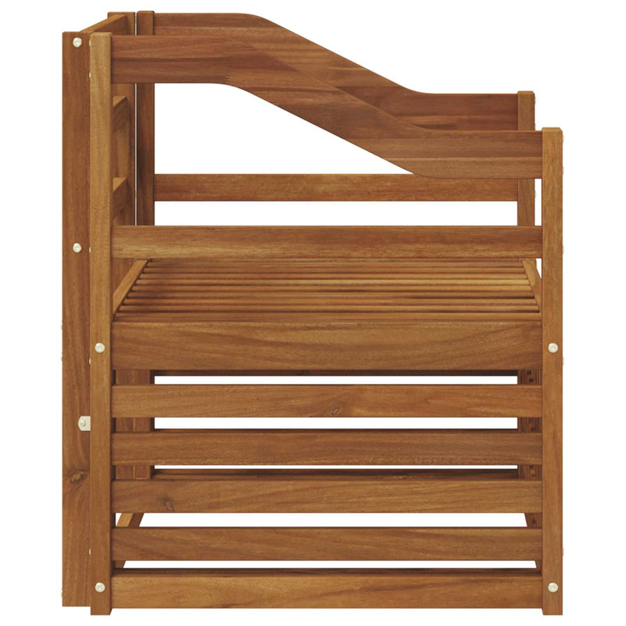 Buiten bankenset Naturel 67 x 63 x 73 cm Massief Acaciahout