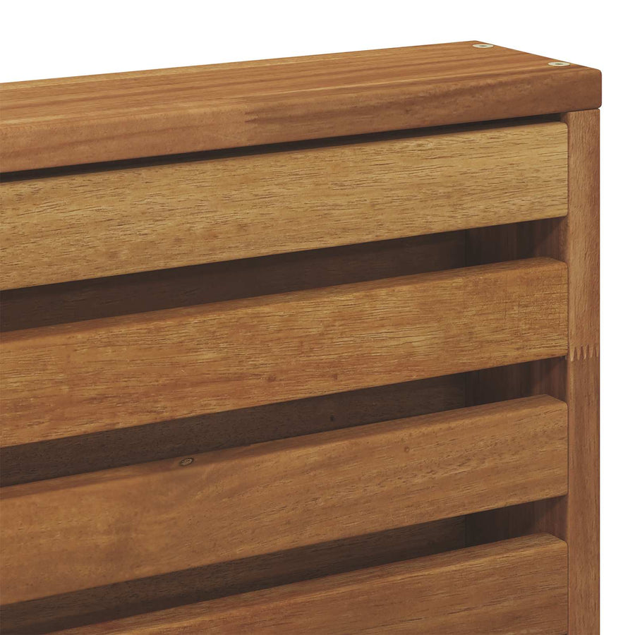Buiten bankenset Massief Acaciahout en Polyester Naturel