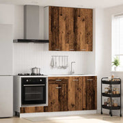 Keukenblok LYON oud hout 5 delen