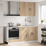 Keukenblok LUCCA 5 delen bewerkt hout sonoma eiken