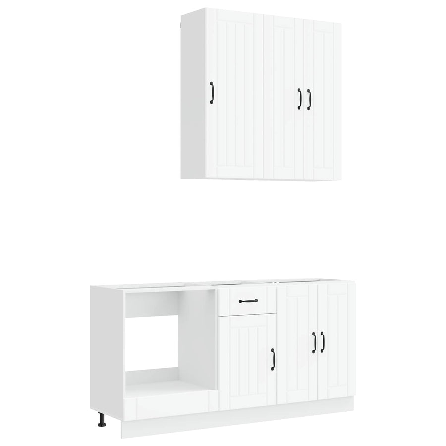 Keukenblok LUCCA 5 pcs Wit