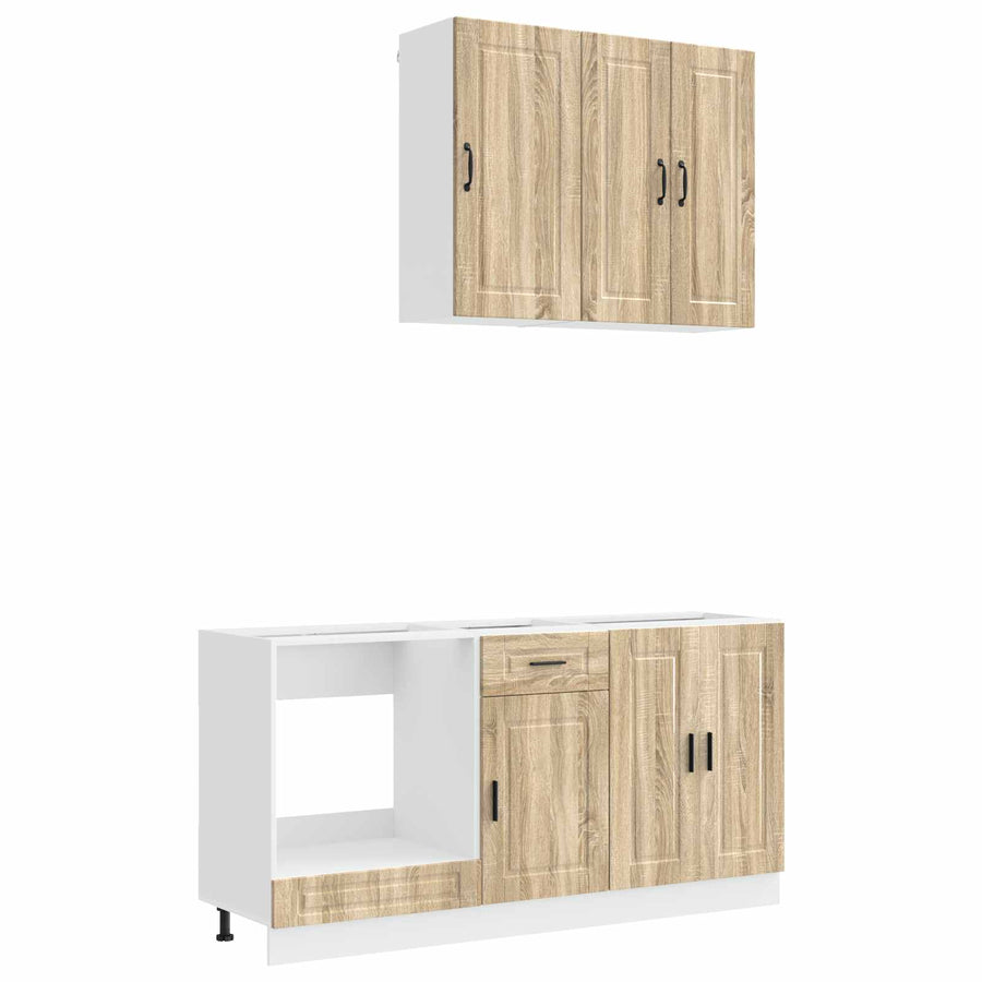 Keukenblok PORTO 5 pcs Sonoma Eiken Bewerkt hout