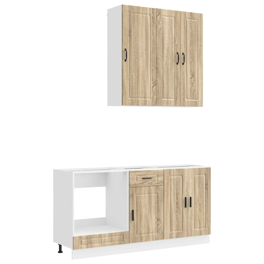 Keukenblok PORTO 5 pcs Sonoma Eiken Bewerkt hout