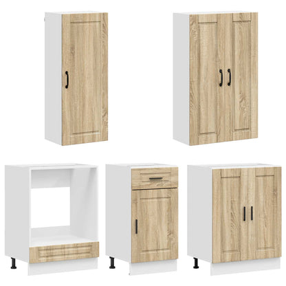 Keukenblok PORTO 5 pcs Sonoma Eiken Bewerkt hout